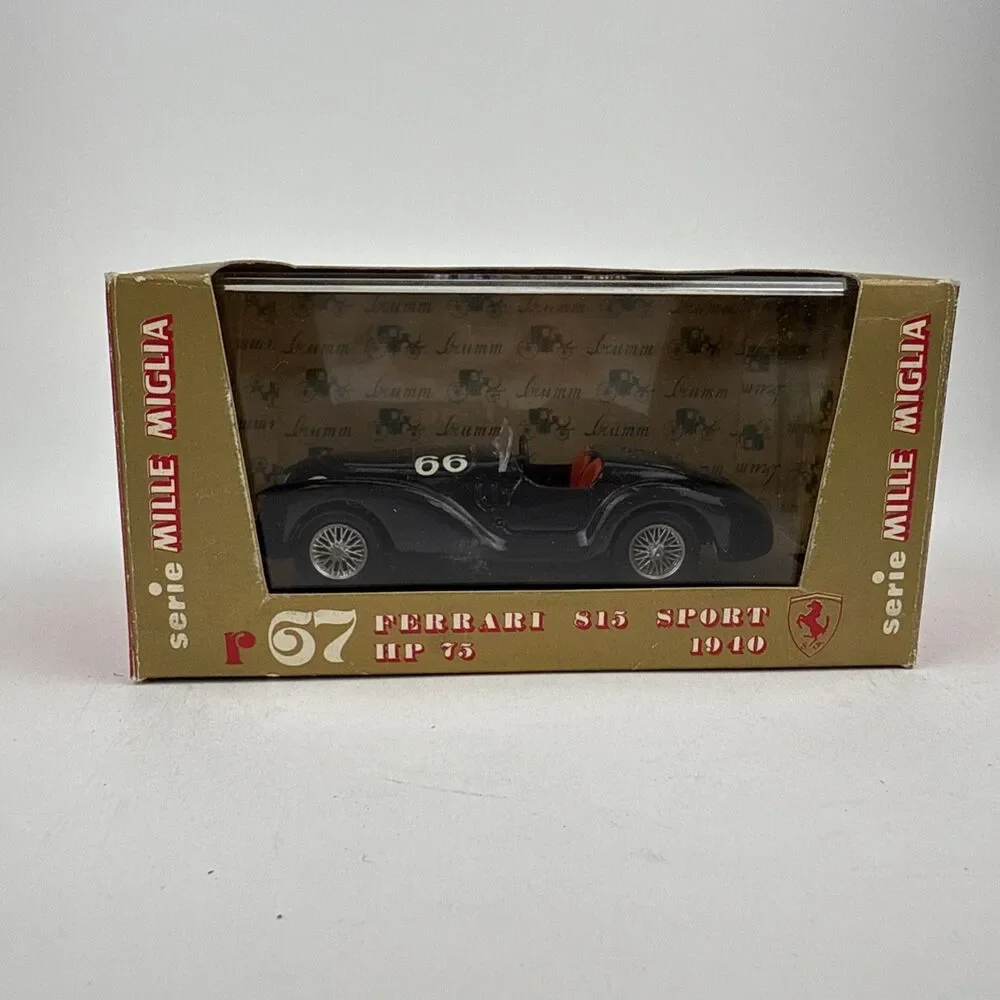 Brumm Models 1:43 Scale R67 - 1940 Ferrari 815 Sport HP75 Black #66